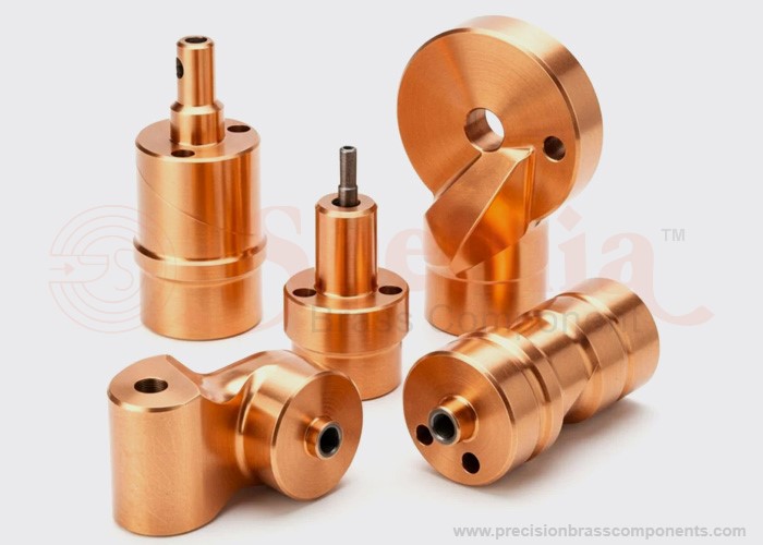 copper turned components